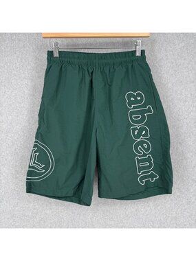 Lyrical Lemonade x Absent Mens Tech Shorts Size M Green White Streetwear Limited
